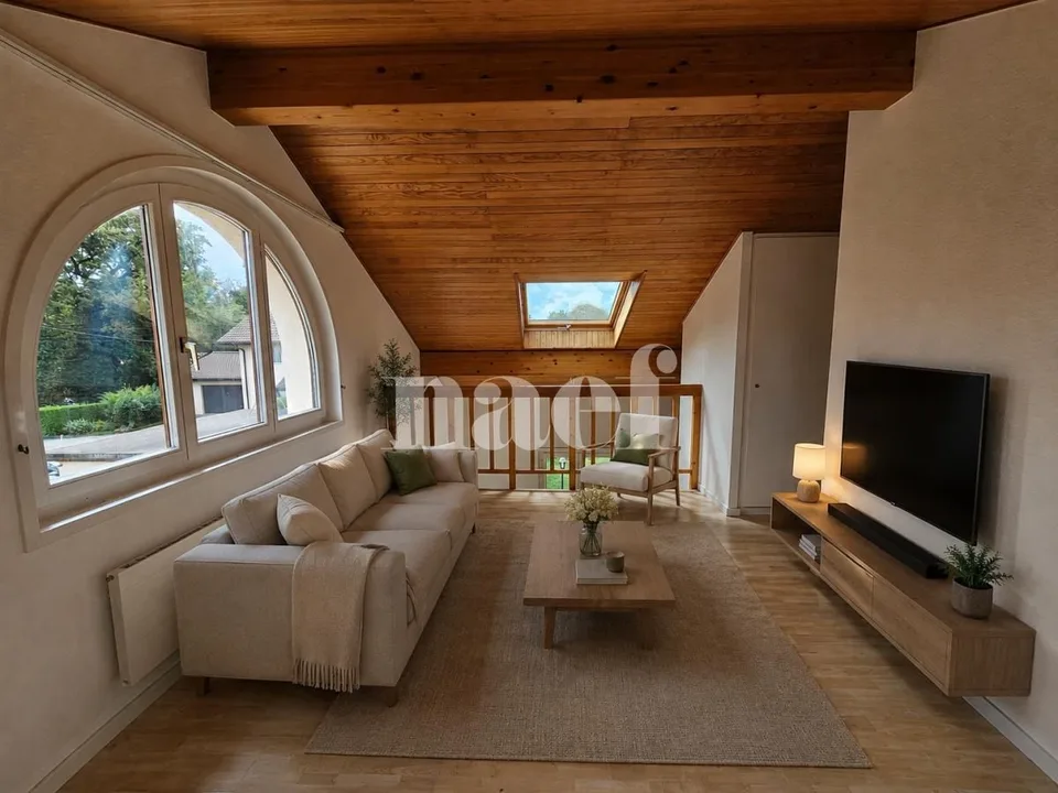 Zweifamilienhaus mit 4,5 Zimmern in Aïre mit Garten und Terrasse