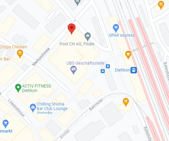Posto auto direttamente alla stazione di Dietikon
