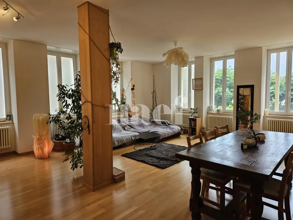 Appartement de 3 pièces au rez inférieur avec accès direct au jardin