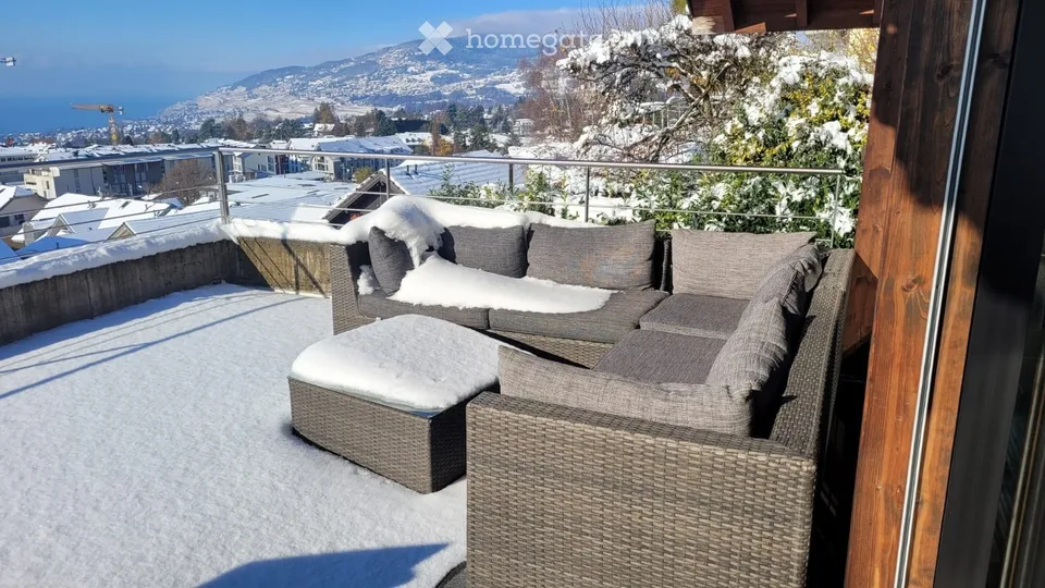 Einfamilienhaus mit 5,5 Zimmern und Panoramablick in Blonay