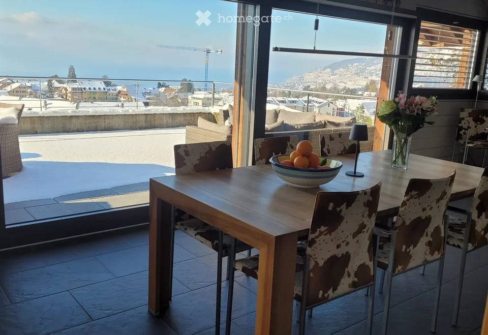 Einfamilienhaus mit 5,5 Zimmern und Panoramablick in Blonay