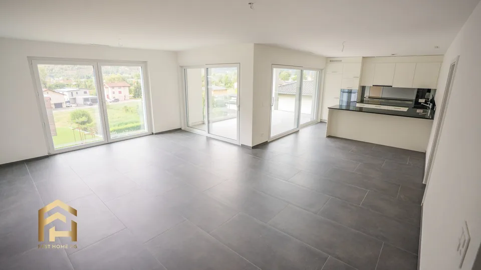 Erstbezug in Raron  grosszügige 5.5-Zimmer-Wohnung mit Weitblick