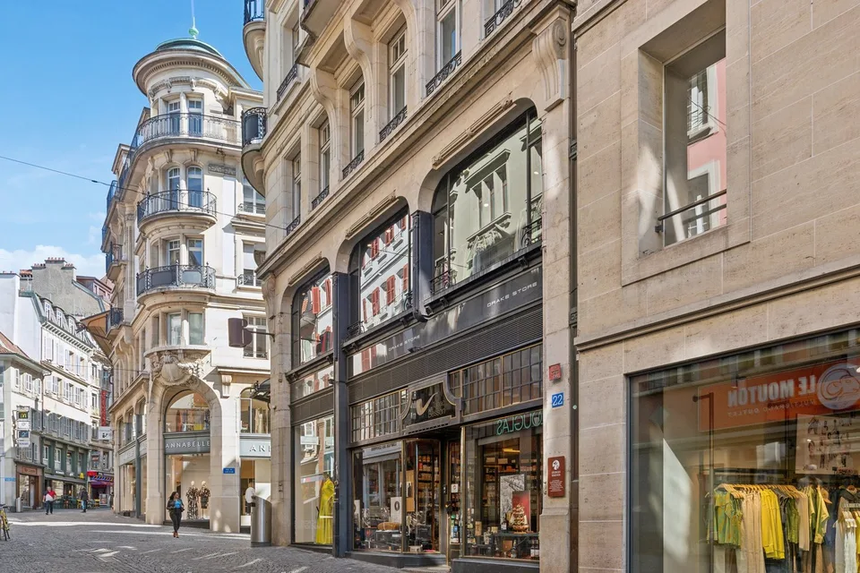 Arcade in affitto nel hyper-centro di Losanna, Rue de Bourg