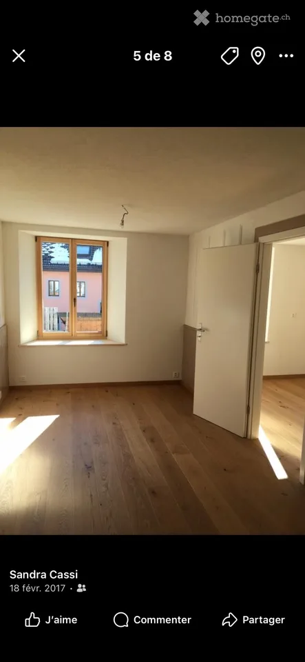 Charmanter kleiner 2 1/2 Raum in einem Einfamilienhaus