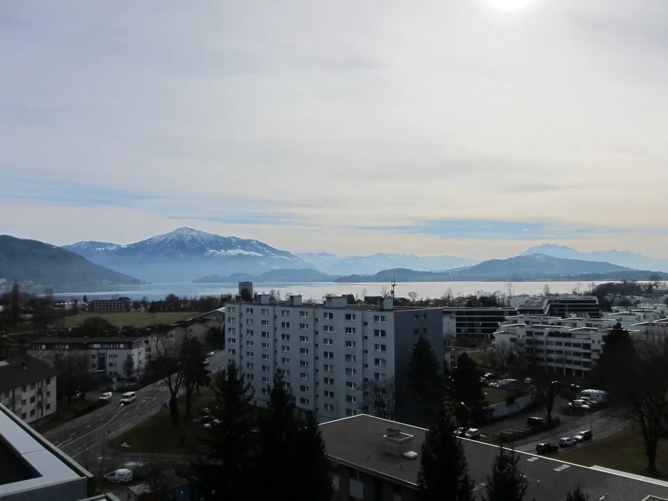 Moderne Wohnung mit Aussicht