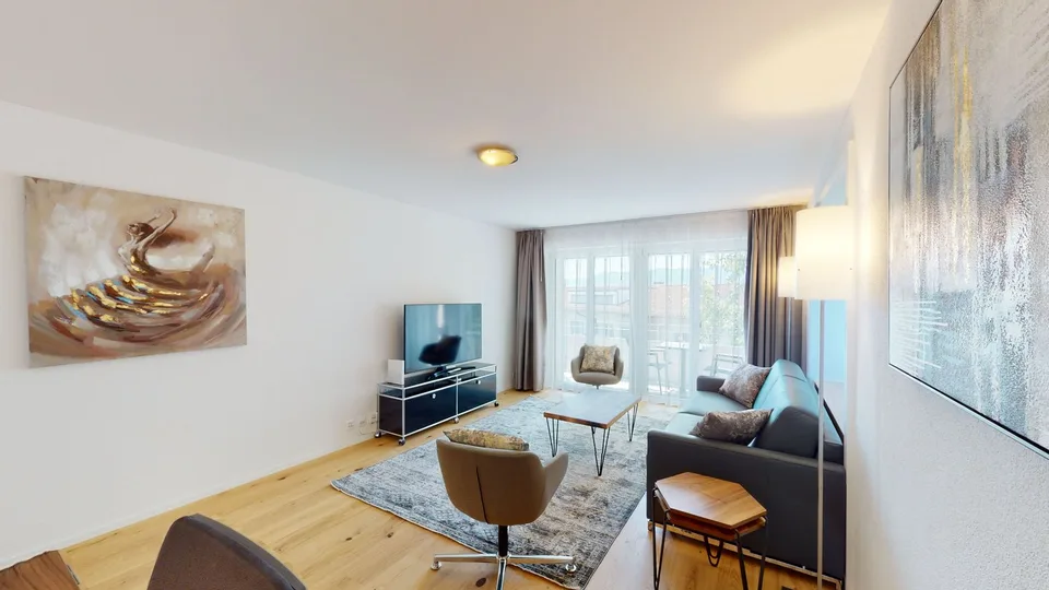 Stilvoll möblierte 2.5-Zimmer-Wohnung mit Balkon in Zürichs begehrtem Stadtteil 6 – Foto 16 von 22