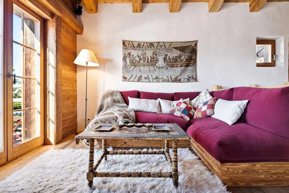 Charmantes Chalet-Duplex im alpinen Stil mit direktem Zugang zu den Pisten, mit drei Zimmern, in den Höhen von Verbier, nahe Carrefour