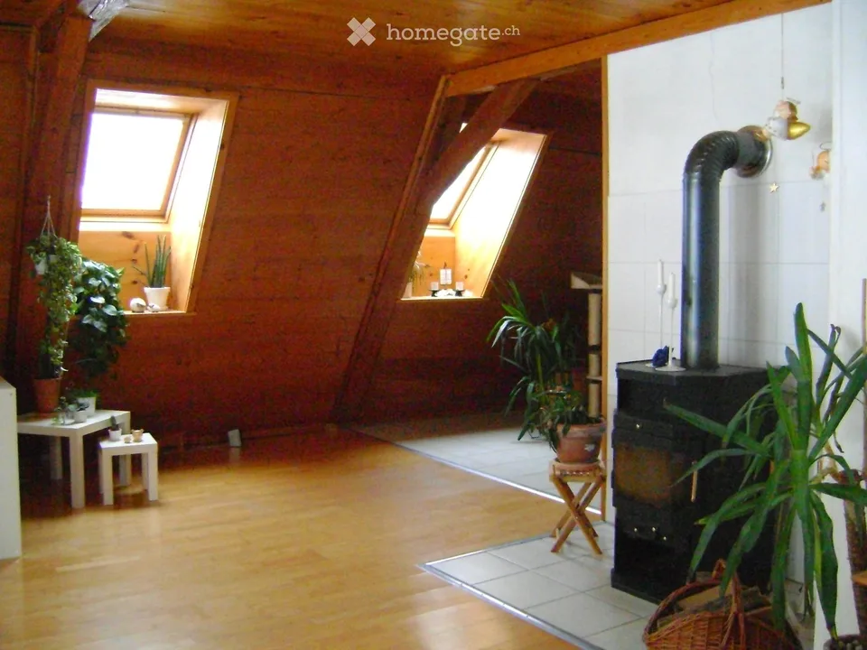 Farmhouse attic apartment