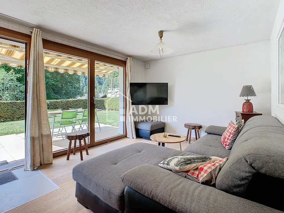 Ovronnaz, appartamento 3.5 locali al piano terra di un chalet con giardino