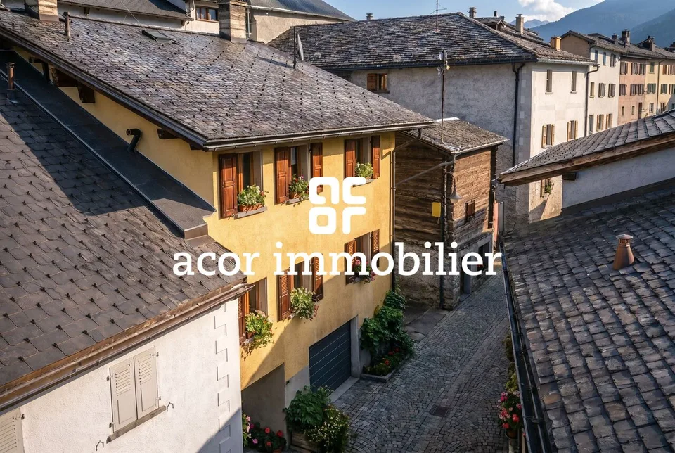 Immeuble d'habitation avec 2 appartements 4 1/2 pièces à Liddes