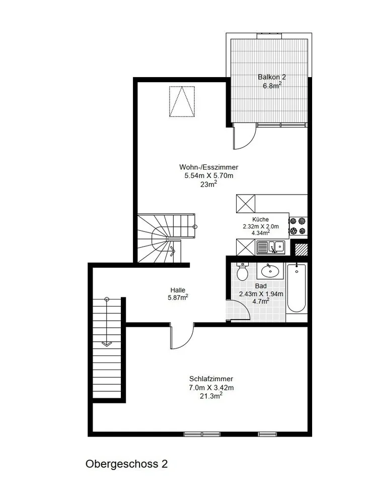 Stylish Maisonette Apartment in Arth – photo 7 of 8