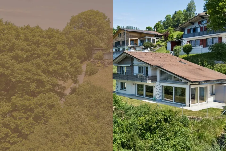 Exklusives Ferienhaus mit Weitblick an begehrter Lage in Aeschlen ob Gunten