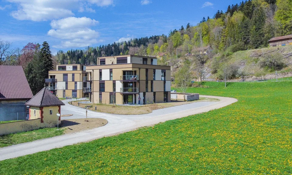 Appt PPE nuovo di 4.5 pezzi con balcone Campagne Pernod, lotto B6