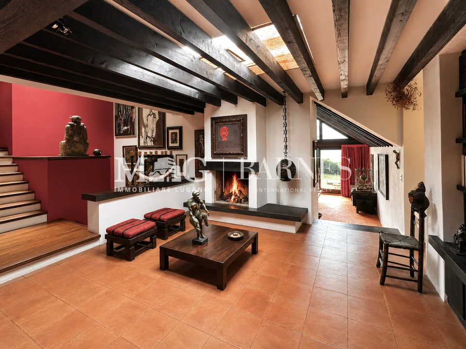 Villa d'autore a Comano con giardino e vista aperta, da rinnovare – Foto 16 von 20