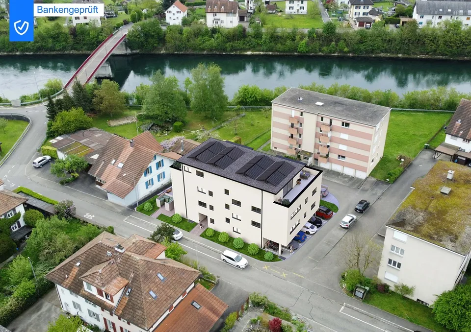 Appartamenti di 4,5 locali con accesso al fiume