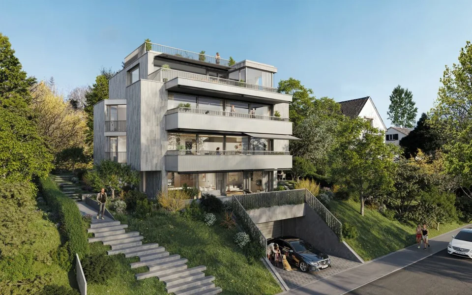 Neubau: Attika-Traum mit privater Dachterrasse