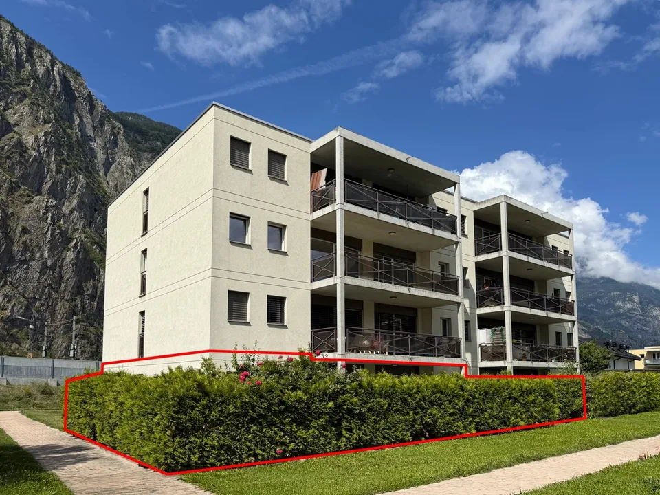Spacieux rez-jardin de 5.5 pièces à Martigny