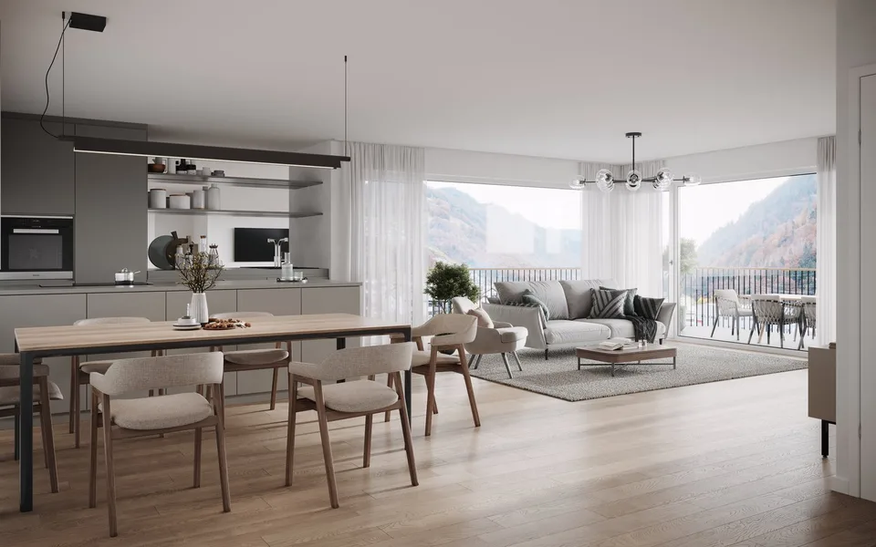 Exklusive 3.5 Zimmer Neubauwohnung mit grosszügigem Gartenanteil - 117m2 - CHF 720'000.00