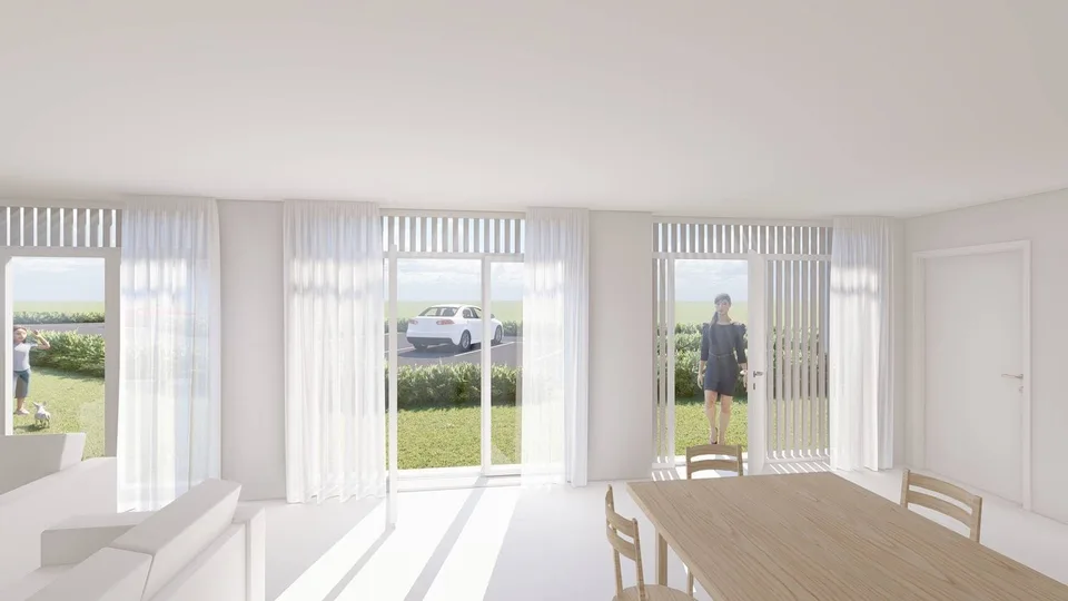 Semi-detached house with 4.5 rooms and large garden