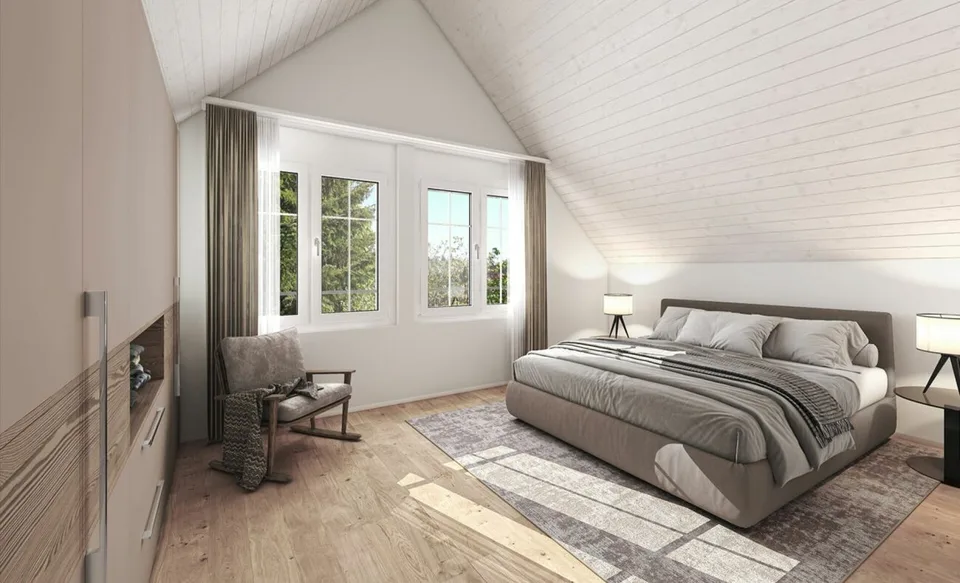 Neubauprojekt «Zum Ghöch», Grosszügige 4.5-Zimmer-Dachwohnung