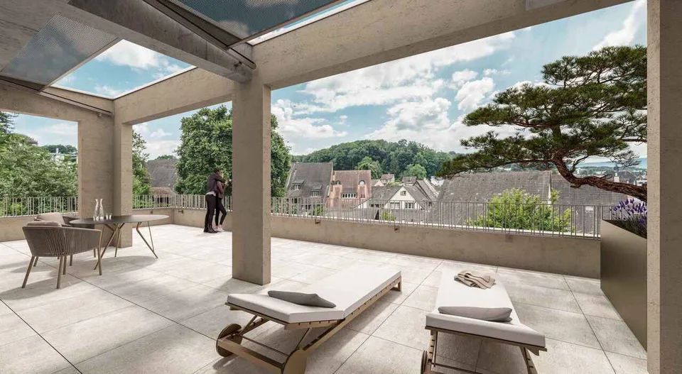 Ampio, moderno e molto luminoso appartamento mansardato con grande terrazza – foto 1 di 4