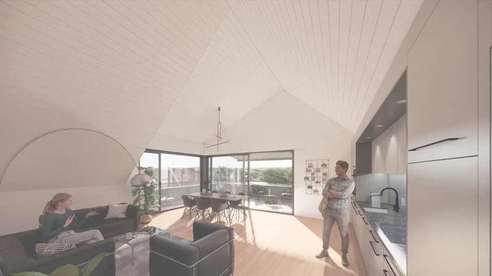 Projet de construction neuve sur Sonnenstrasse à Nussbaumen - Appartement n° 3 - Appartement au dernier étage