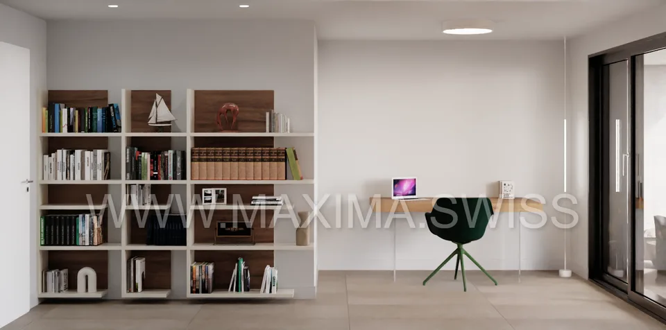 Cadempino: Nuovo ed elegante appartamento con giardino