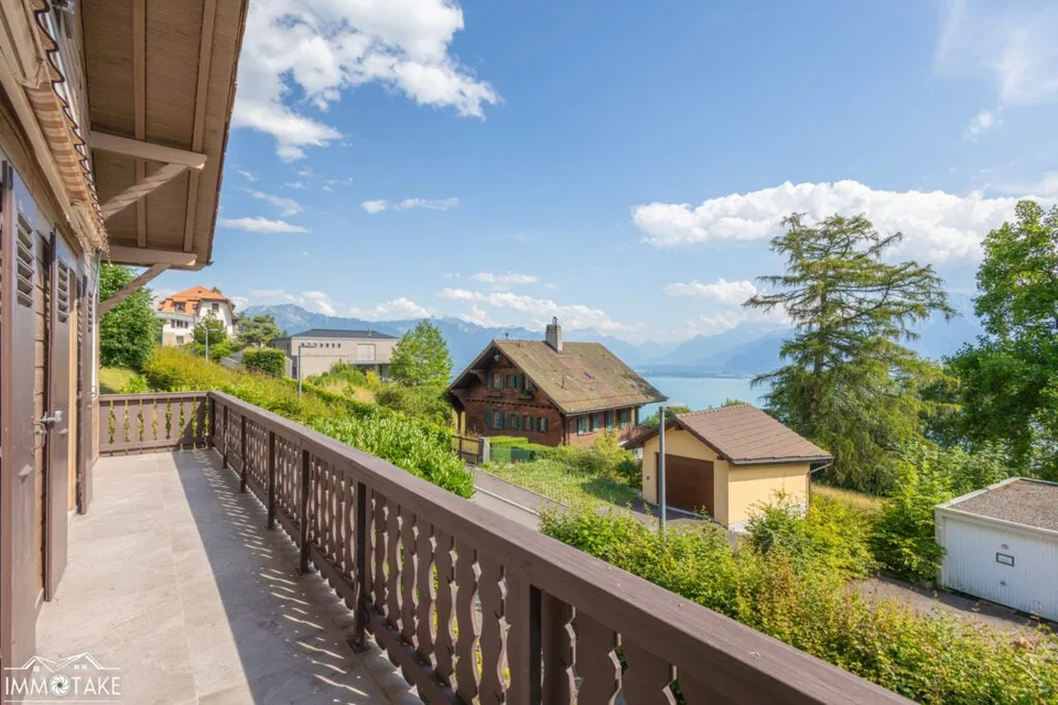 Chalet de luxe avec vue panoramique à Chardonne
