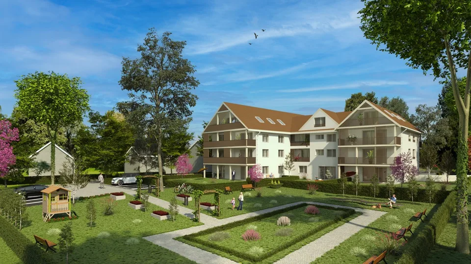 T.3 avec terrasse et place de parking