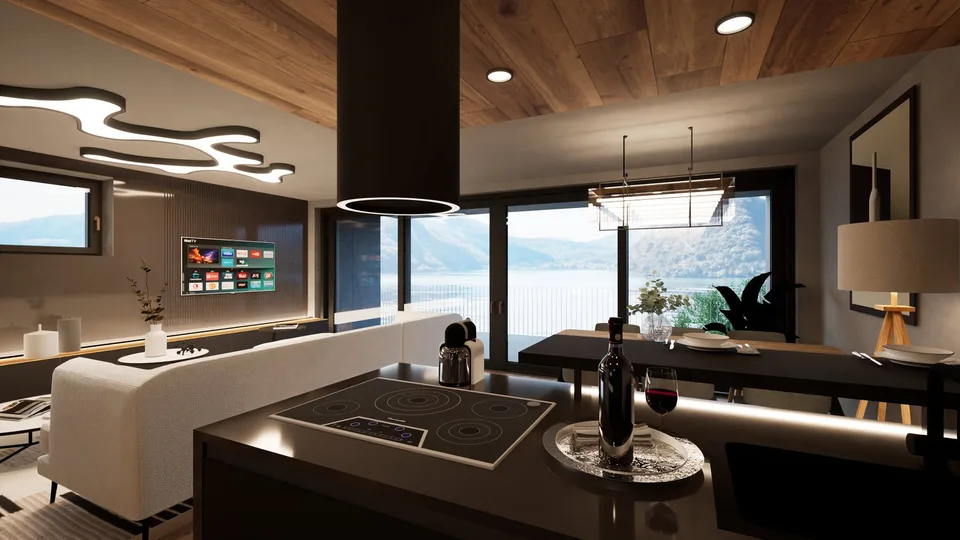 Esclusivo Appartamento di Lusso con Piscina e Vista Lago a Lugano