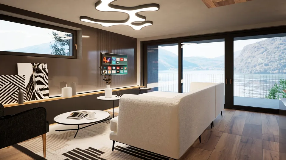 Exklusives Luxusapartment mit Pool und Seeblick in Lugano