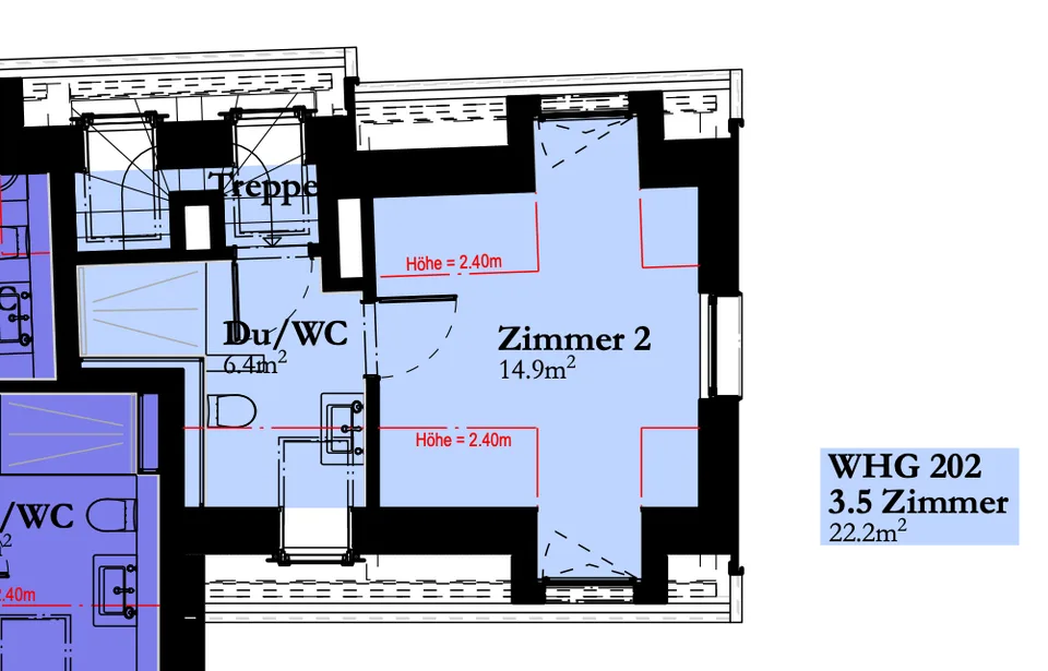 *** RESERVIERT *** NEUBAU: Exklusive 3.5-Zimmer-Duplexwohnung in Zürich Witikon – Foto 11 von 11
