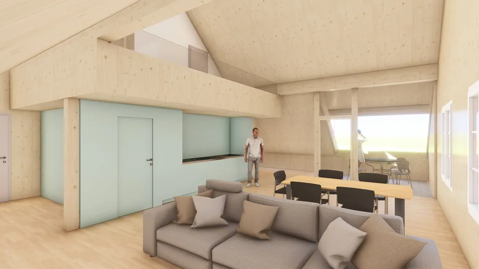 Zu verkaufen 3.5-Zimmer Duplexwohnung mit Balkon
