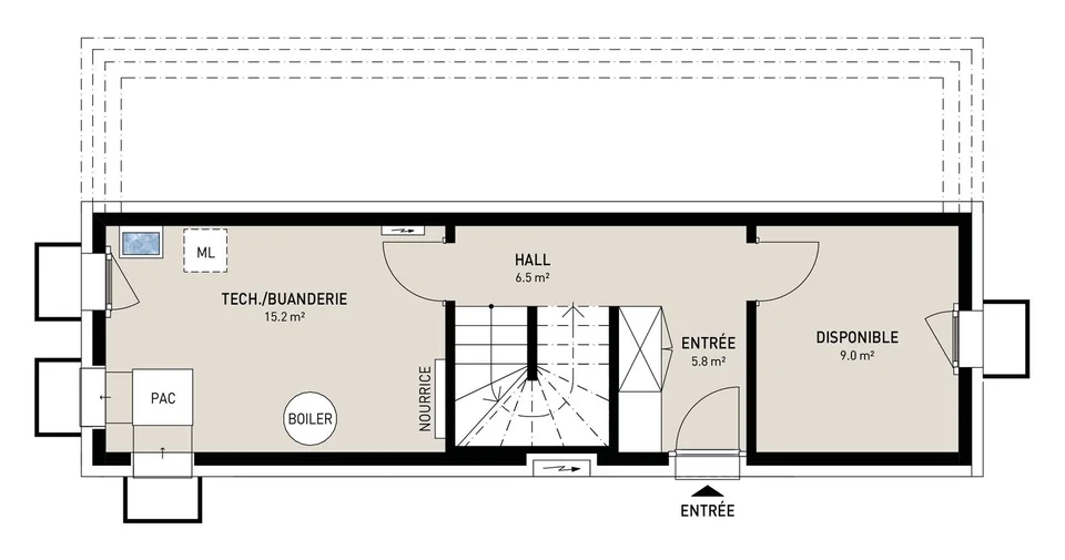 CHAMPLAN | 2 EINZELNE VILLEN MIT 5.5 ZIMMERN