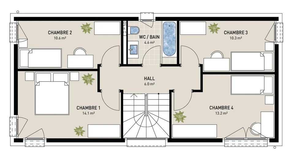 CHAMPLAN | 2 EINZELNE VILLEN MIT 5.5 ZIMMERN – Foto 6 von 9