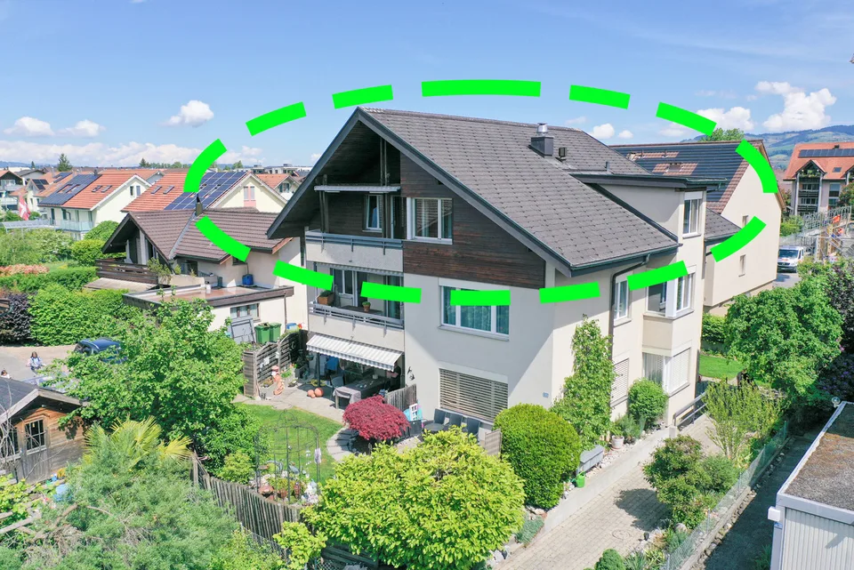 Appartamento mansardato di 3,5 locali con circa 87 m² di superficie abitabile - in una posizione di quartiere tranquilla