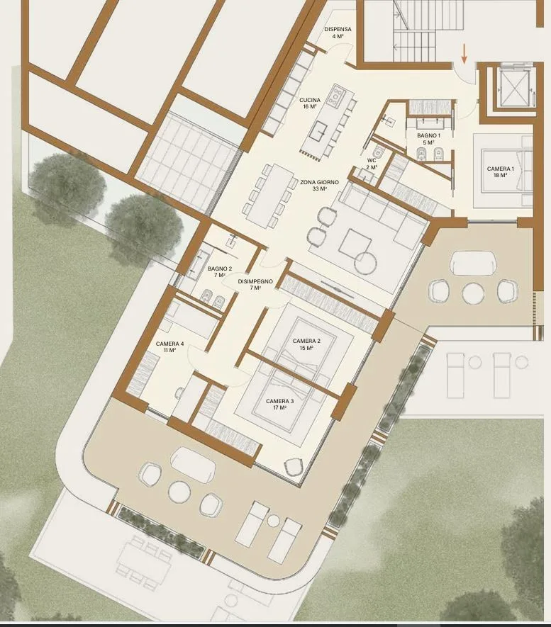 Élégant 5.5 pièces dans une nouvelle résidence à Pregassona – photo 10 sur 12