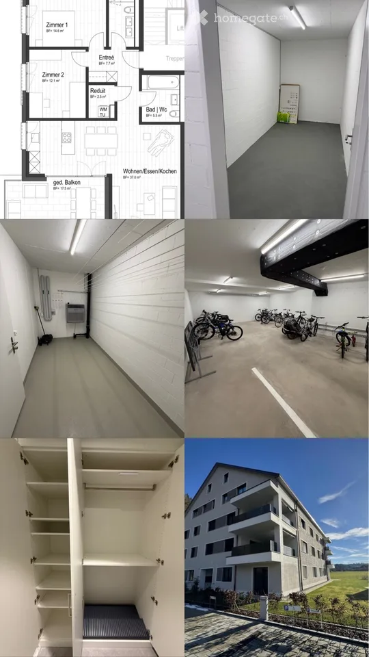Appartement de 3,5 pièces neuf avec vue - Turbenthal