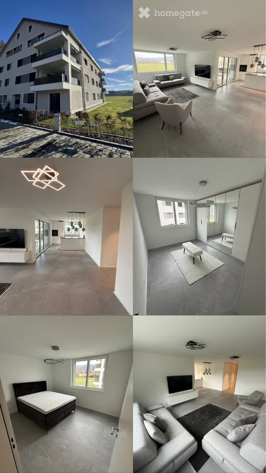 3.5 Zi Neubauwohnung mit Aussicht - Turbenthal