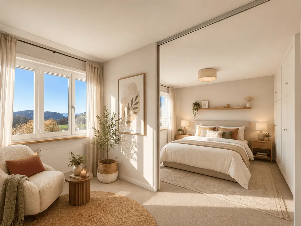 Casa a schiera di 4,5 locali con vista magnifica e grande potenziale
