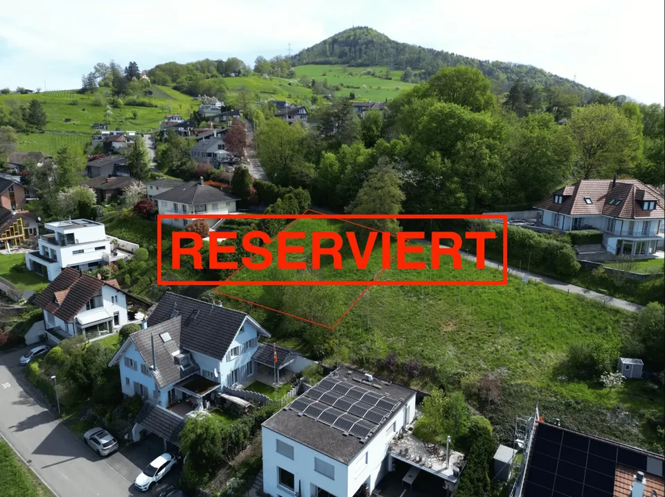 Exklusive Hanglage in Frick – 646 m² Bauland mit Aussicht