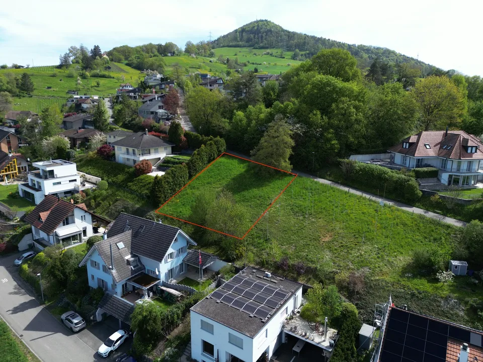 Exklusive Hanglage in Frick – 646 m² Bauland mit Aussicht