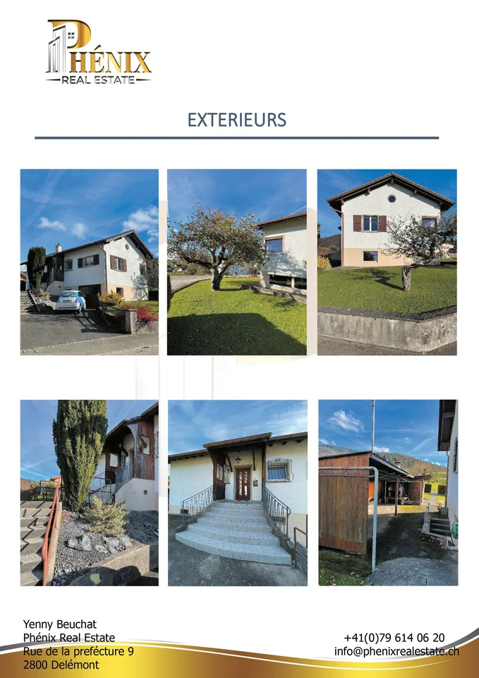 Casa individuale affascinante con 7 locali a Montsevelier