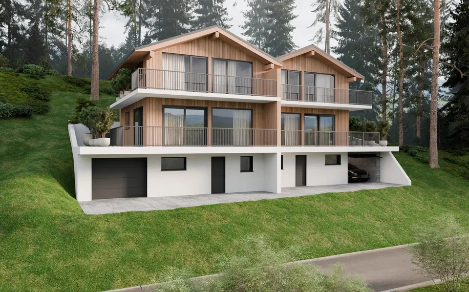 Terrain libre de mandat à vendre pour 2 chalets