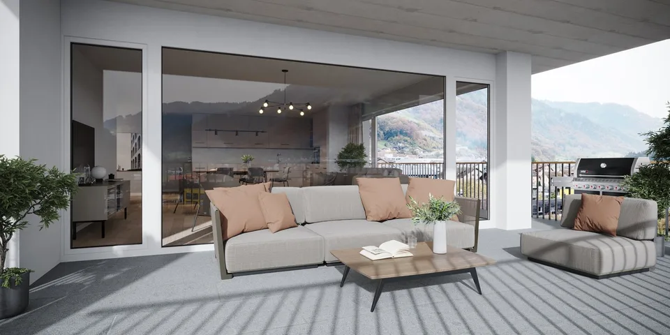 Exklusive 4.5 Zimmer Neubauwohnung mit grosszügiger Balkonfläche - 129m2 - CHF 855'000.00 – Foto 12 von 15