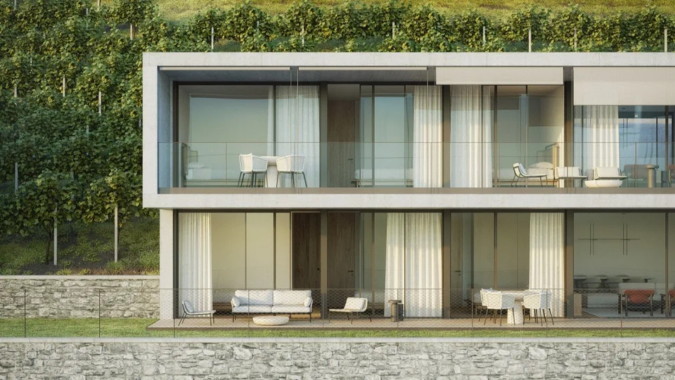 Residenze Tendro - Appartamenti esclusivi con giardino e vista lago a Tenero-Contra (TI) – foto 6 di 6