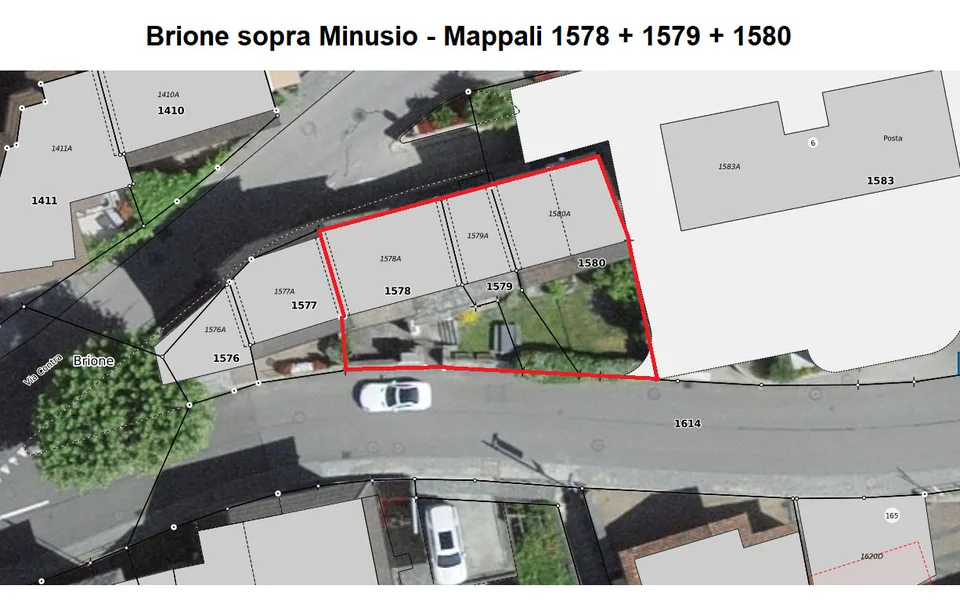 BRIONE SOPRA MINUSIO - Tipica Casa Ticinese con stupenda vista lago
