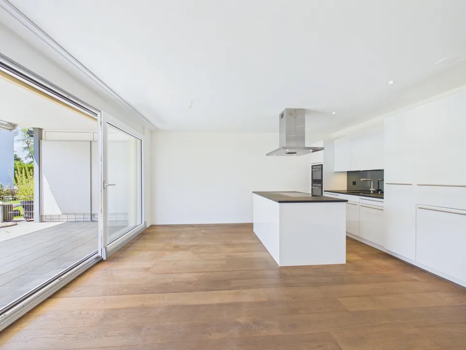 Moderne Gartenwohnung mit hoher Wohnqualität