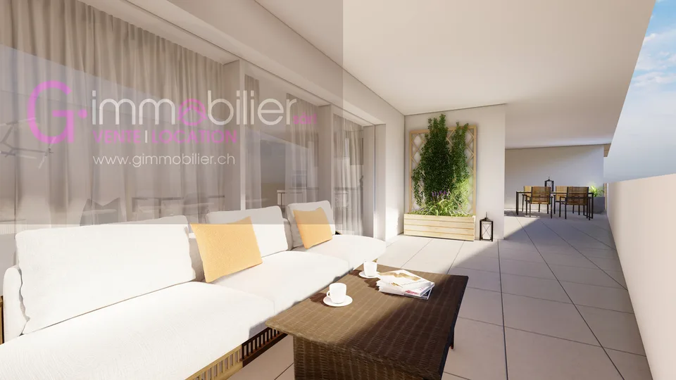 Nouvelle construction à Monthey -Appartements contemporains au coeur du quartier sous gare