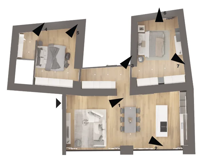 Charakteristische 3.5-Zimmer-Wohnung in Mendrisio – Foto 12 von 15